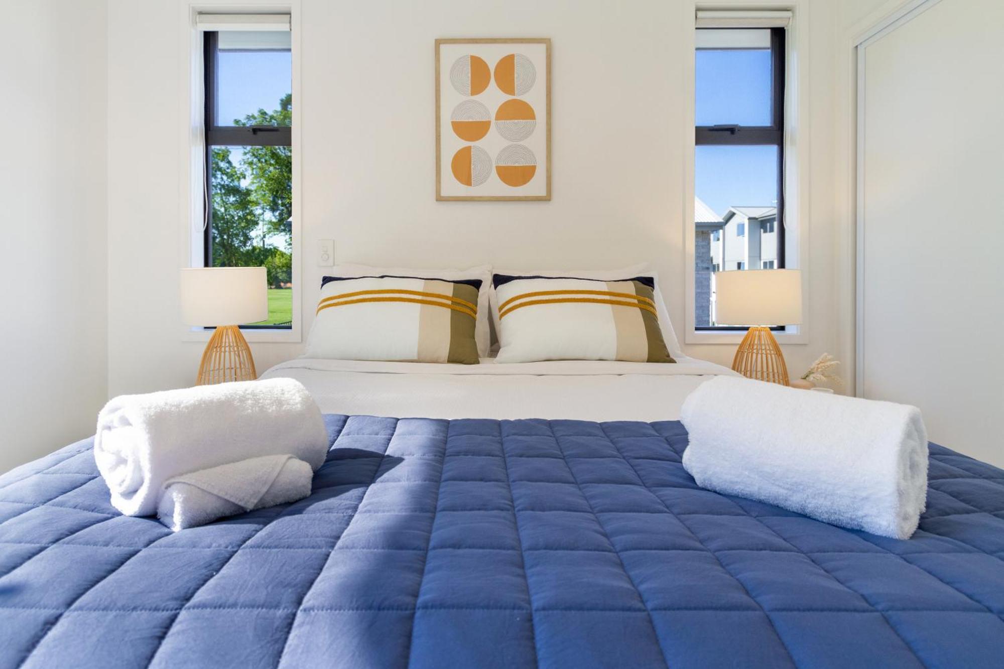 Escape At The Park: 1 Bed 1 Bath W/Carpark Leilighet Christchurch Eksteriør bilde